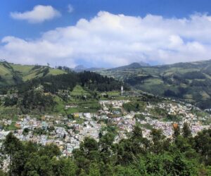 Q-Postkarte aus Ecuador