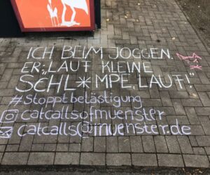 Instagram-Account kreidet Catcalling an