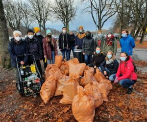 Ärmel hoch für ein sauberes Münster- muellwandern.muenster zu Besuch bei Radio Q