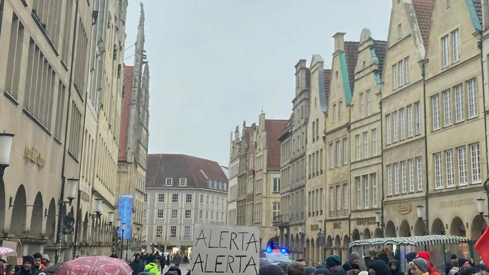 Demonstration zum Feministischen Kampftag in Münster