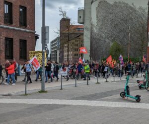 Münster am 1. Mai - Der DGB im Gespräch