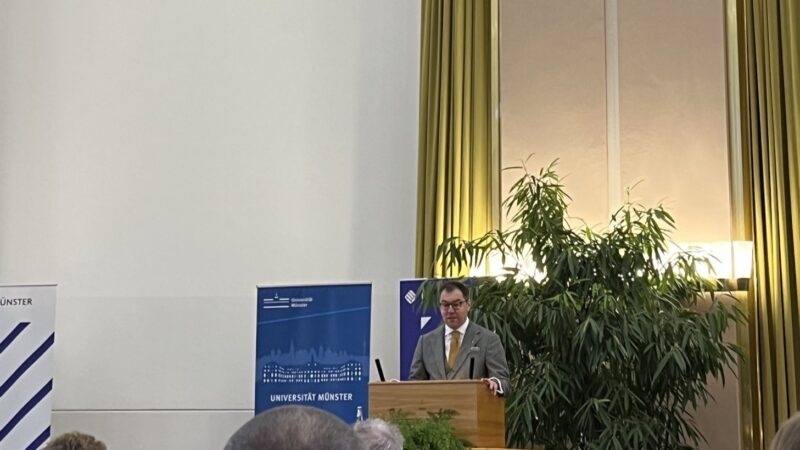 Ukrainischer Botschafter Makeiev in Münster zu Gast