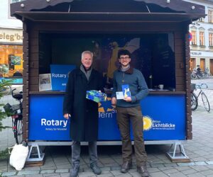 Sternstrahlen auf dem Prinzipalmarkt - ein Projekt von Rotary